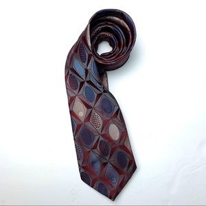 Wembley men’s blue red/blue geometric tie